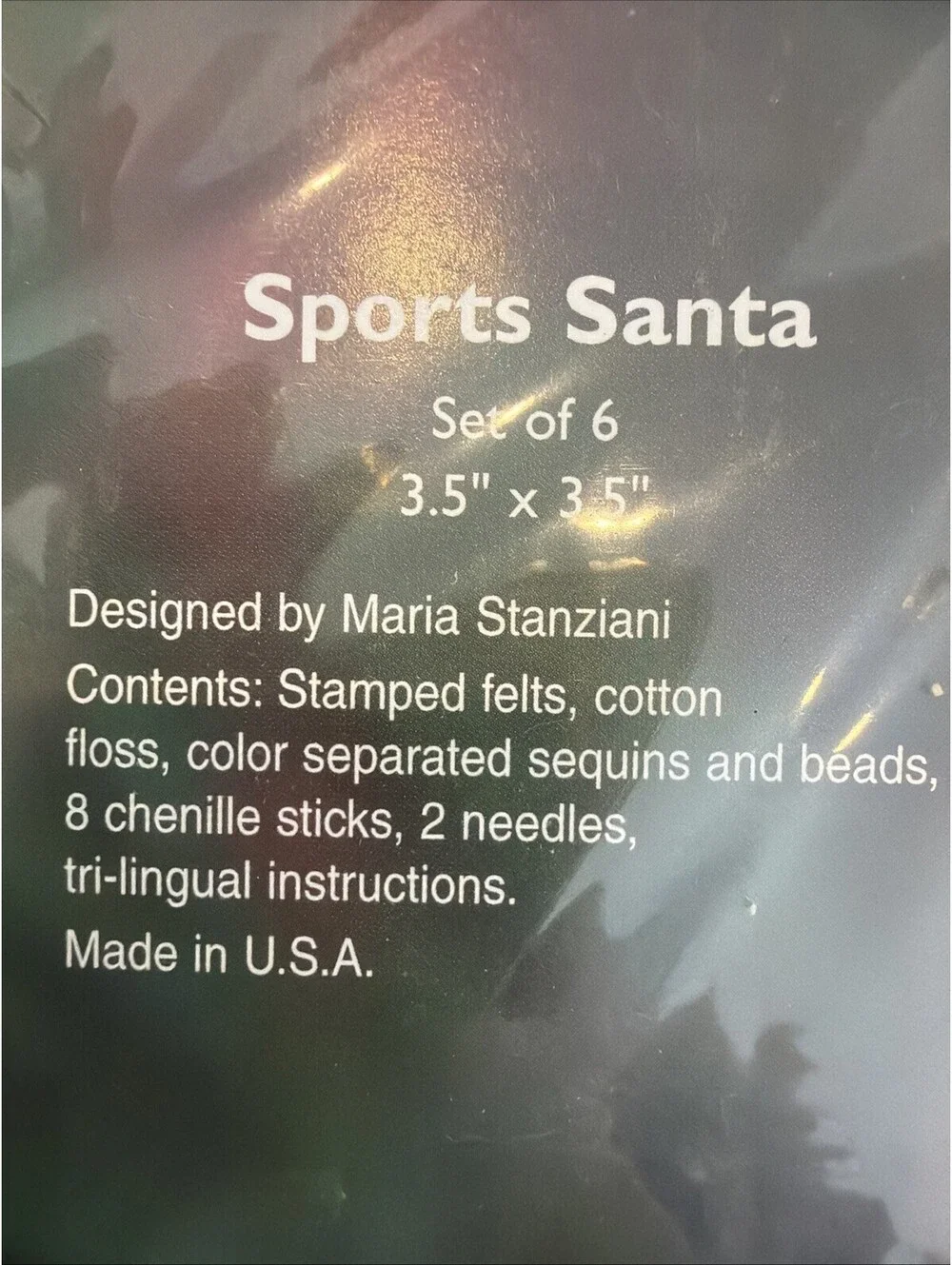 Bucilla ornaments beautifully